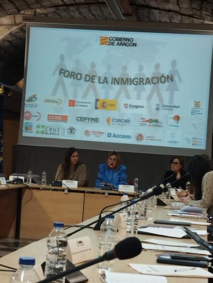 Fundación San Ezequiel Moreno entidad vocal en el Foro de la Inmigración de Aragón