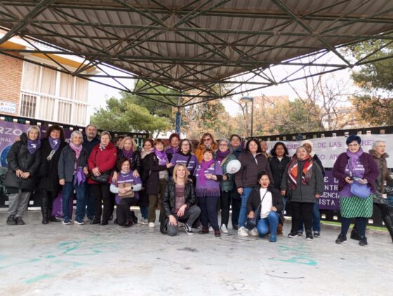 Día Internacional de la Mujer en el barrio La Jota (Zaragoza)