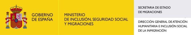 Logo Ministerio de inclusion SS y migraciones 2023